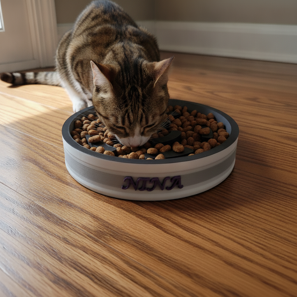 Comedouro Personalizado para Pet — Impresso em 3D