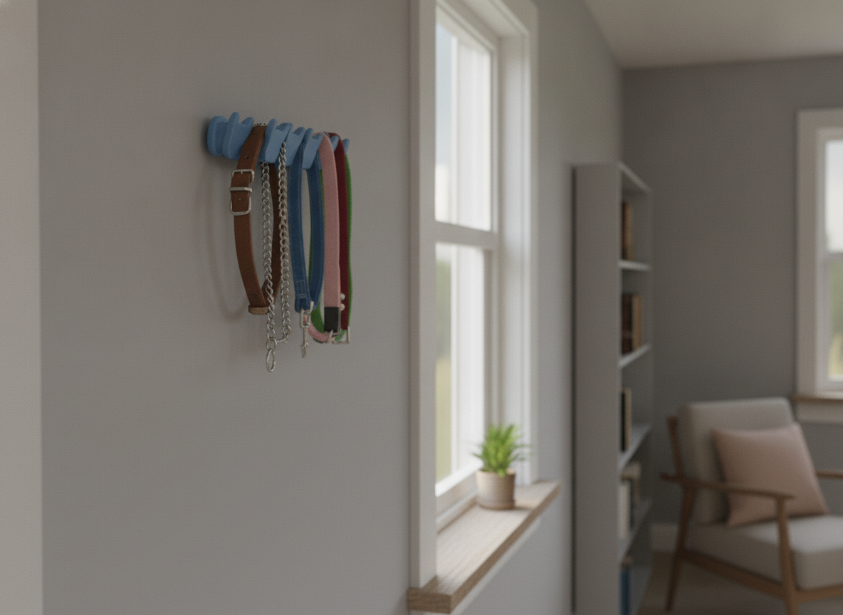 Suporte para Coleiras — Impresso em 3D