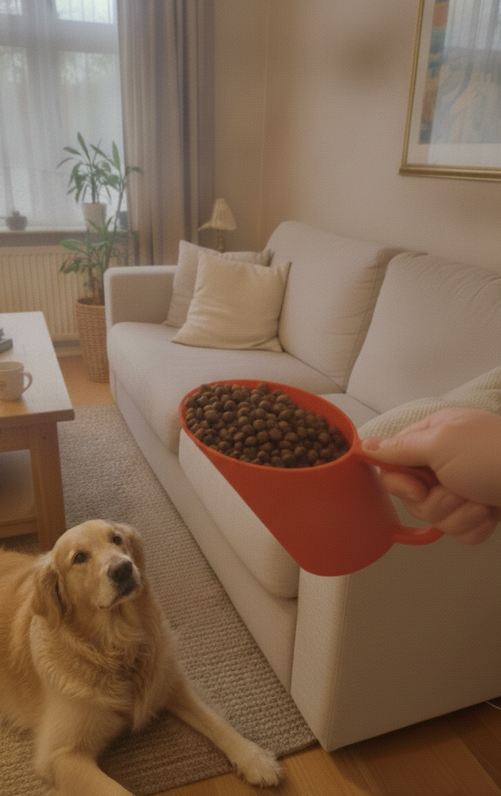 Pegador de Ração para Pets — Impresso em 3D