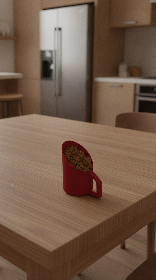 Pegador de Ração para Pets — Impresso em 3D
