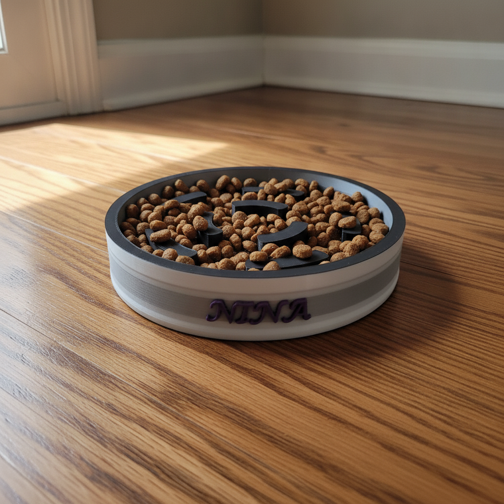 Comedouro Personalizado para Pet — Impresso em 3D