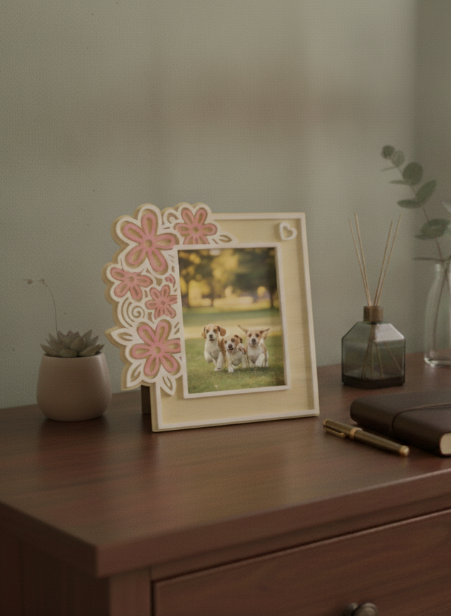 Porta-retratos Pet — Impresso em 3D