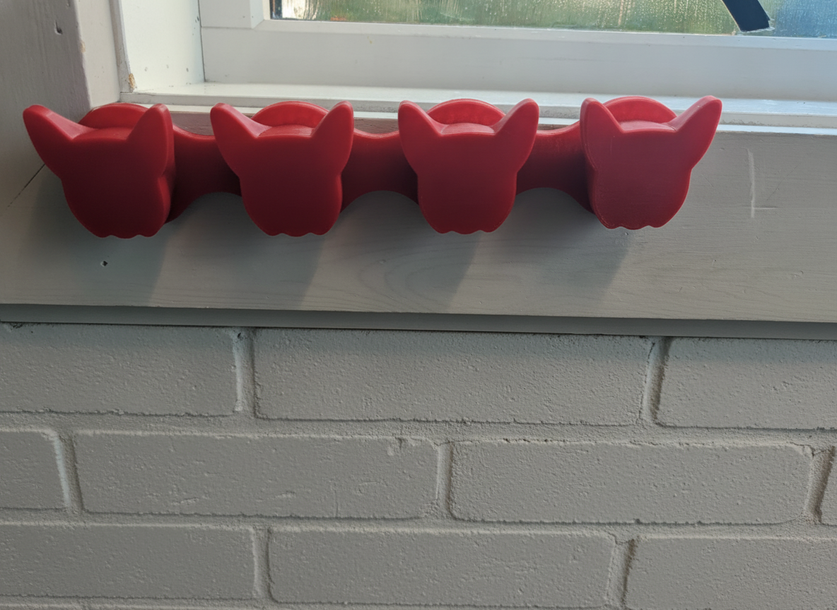 Suporte para Coleiras — Impresso em 3D