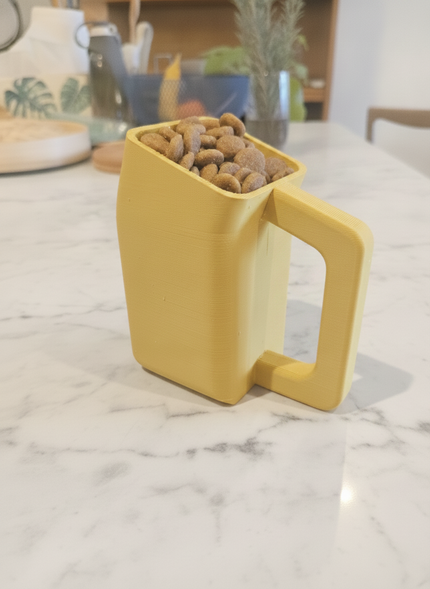 Medidor de Ração para Pets — Impresso em 3D